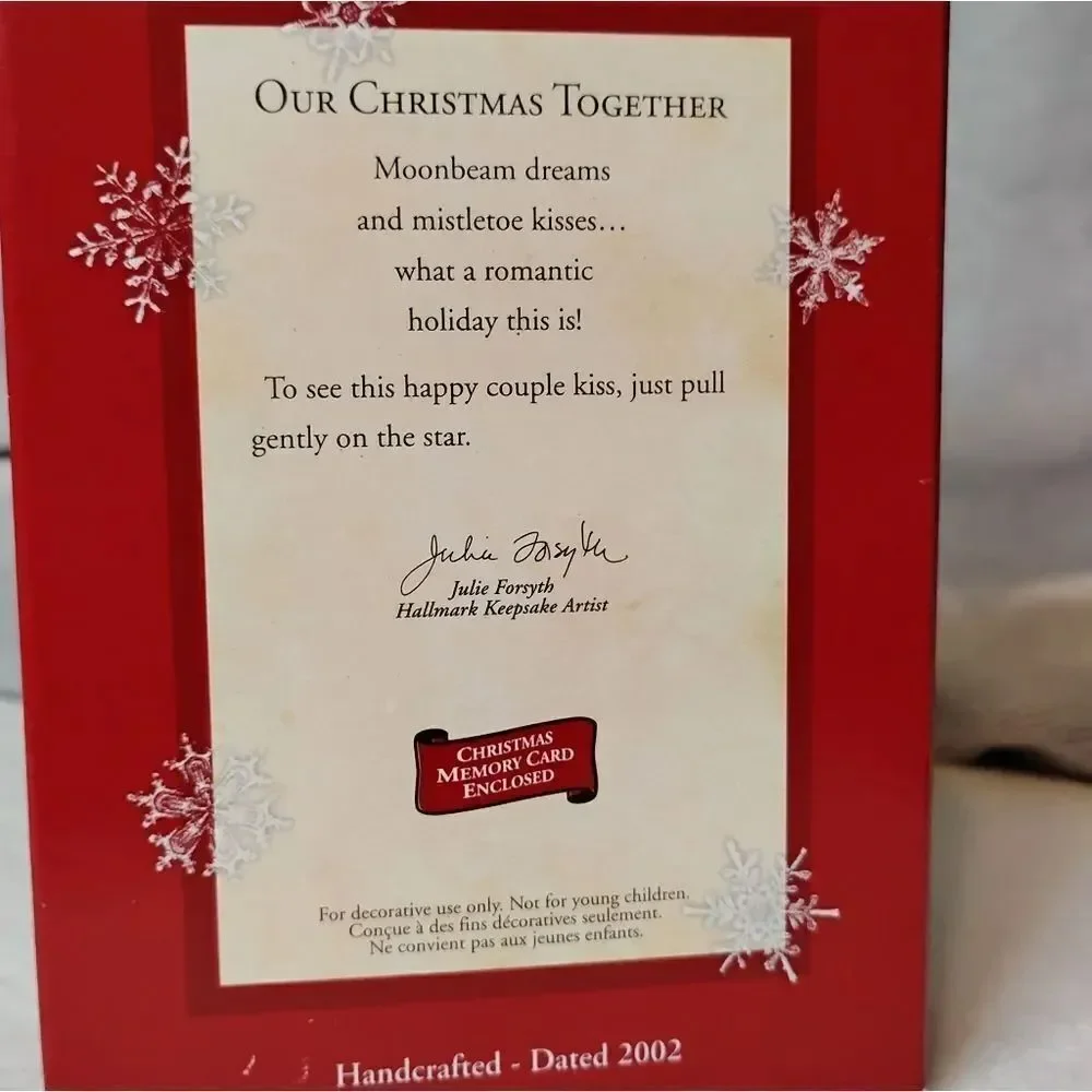2002 Couple Hallmark Ornament